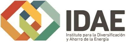 IDAE Instituto para la Diversificación y Ahorro de la Energía